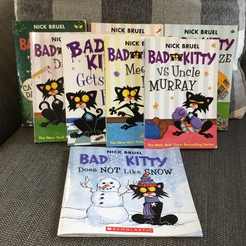 Bad Kitty Book Bundle of 8- Bruel
